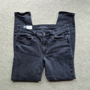 GAP Women's Jegging Mid Rise Jeans Black Size 29/8 Regular